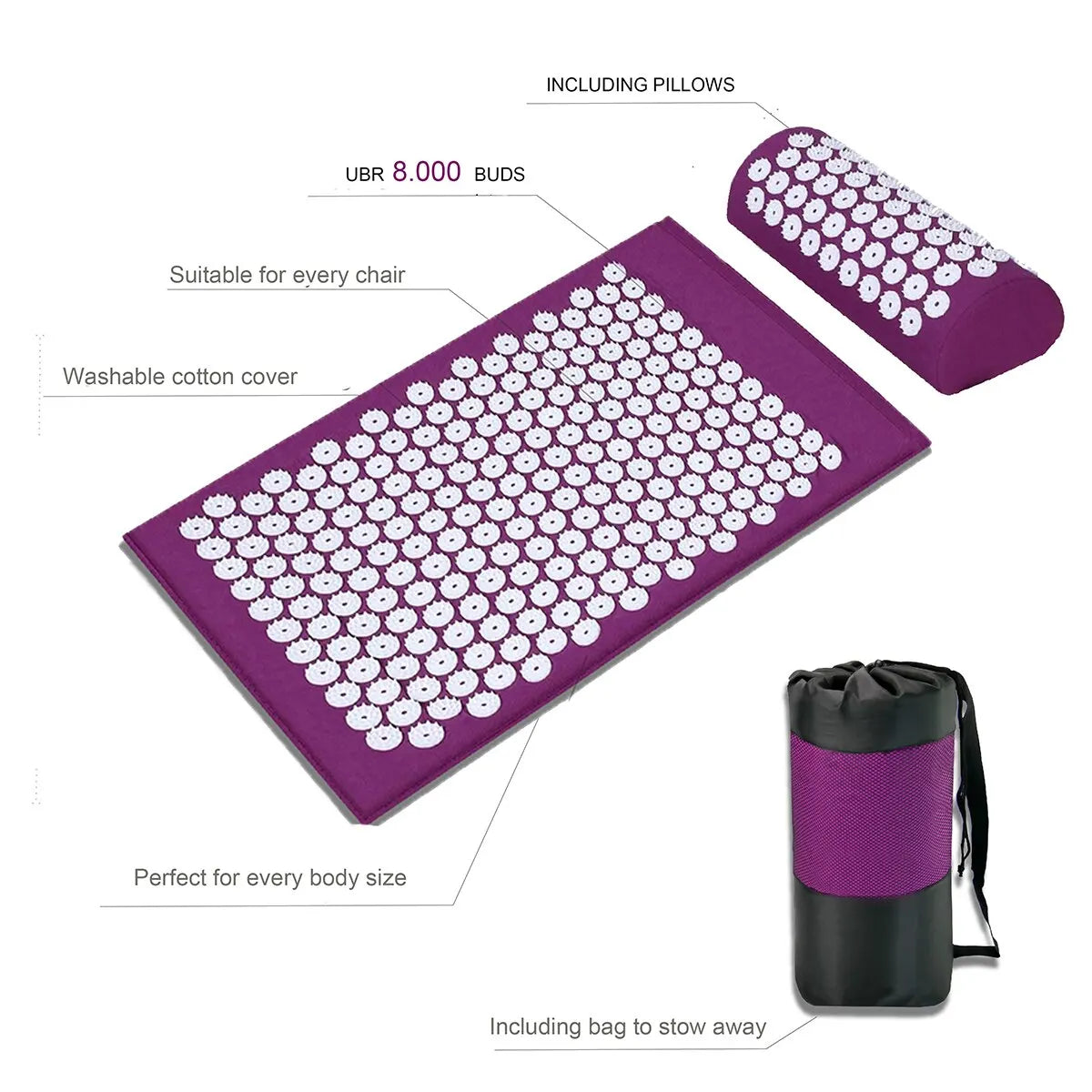 Yoga Massage Acupressure Mat